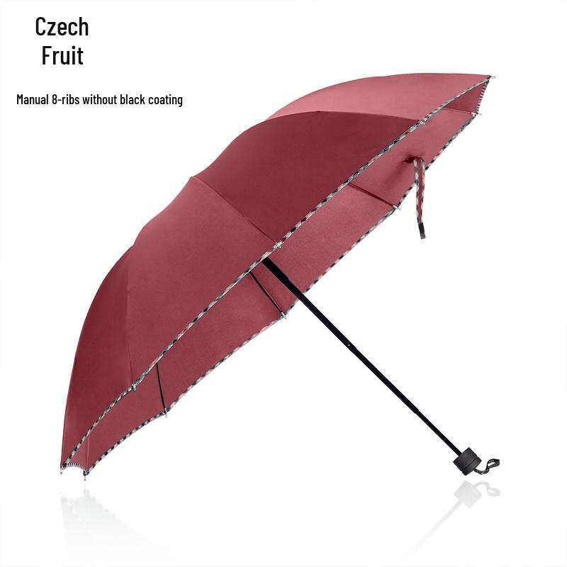 Automatic Three-Fold Sunshade Umbrella: UV-Protection & Rainproof for Men and Women