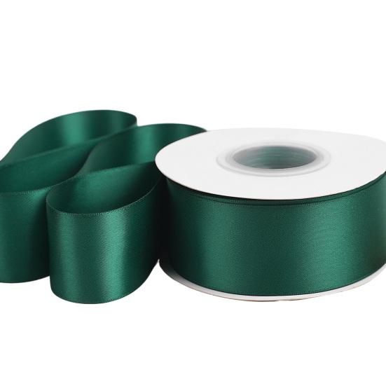 40mm Width Satin Ribbon 25 Yards Double Sided Ribbon Solid Color Smooth Ribbon for Gift Wrapping Bouquets Party Decorations