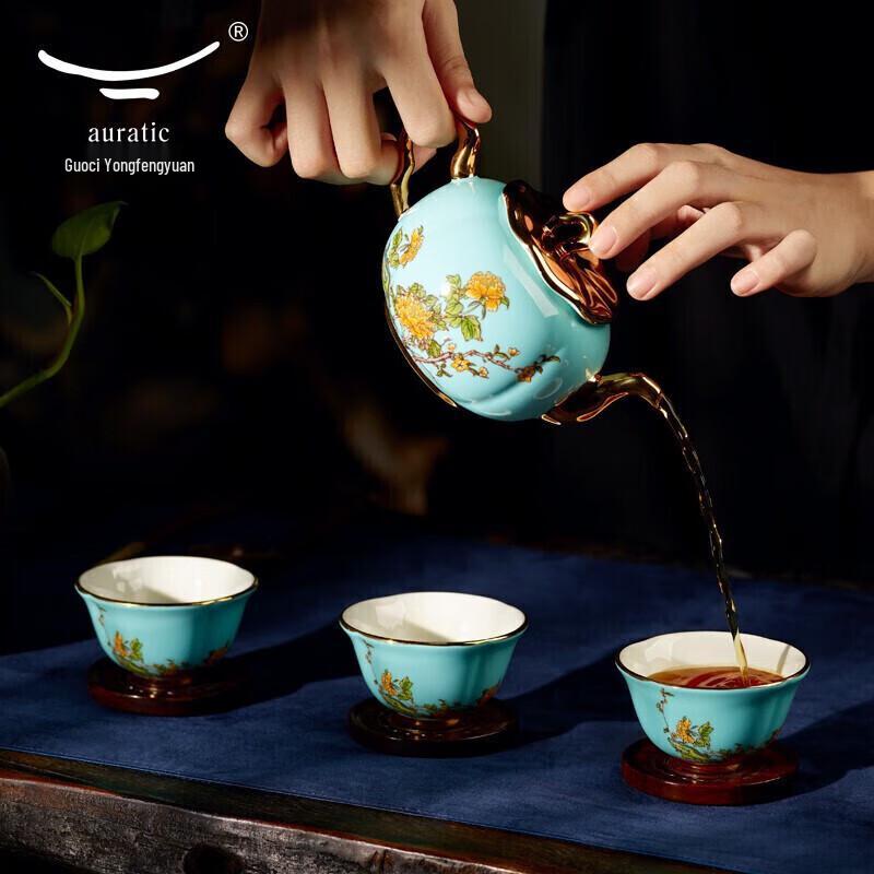 

Auratic Chinese Style Ceramic Tea Set