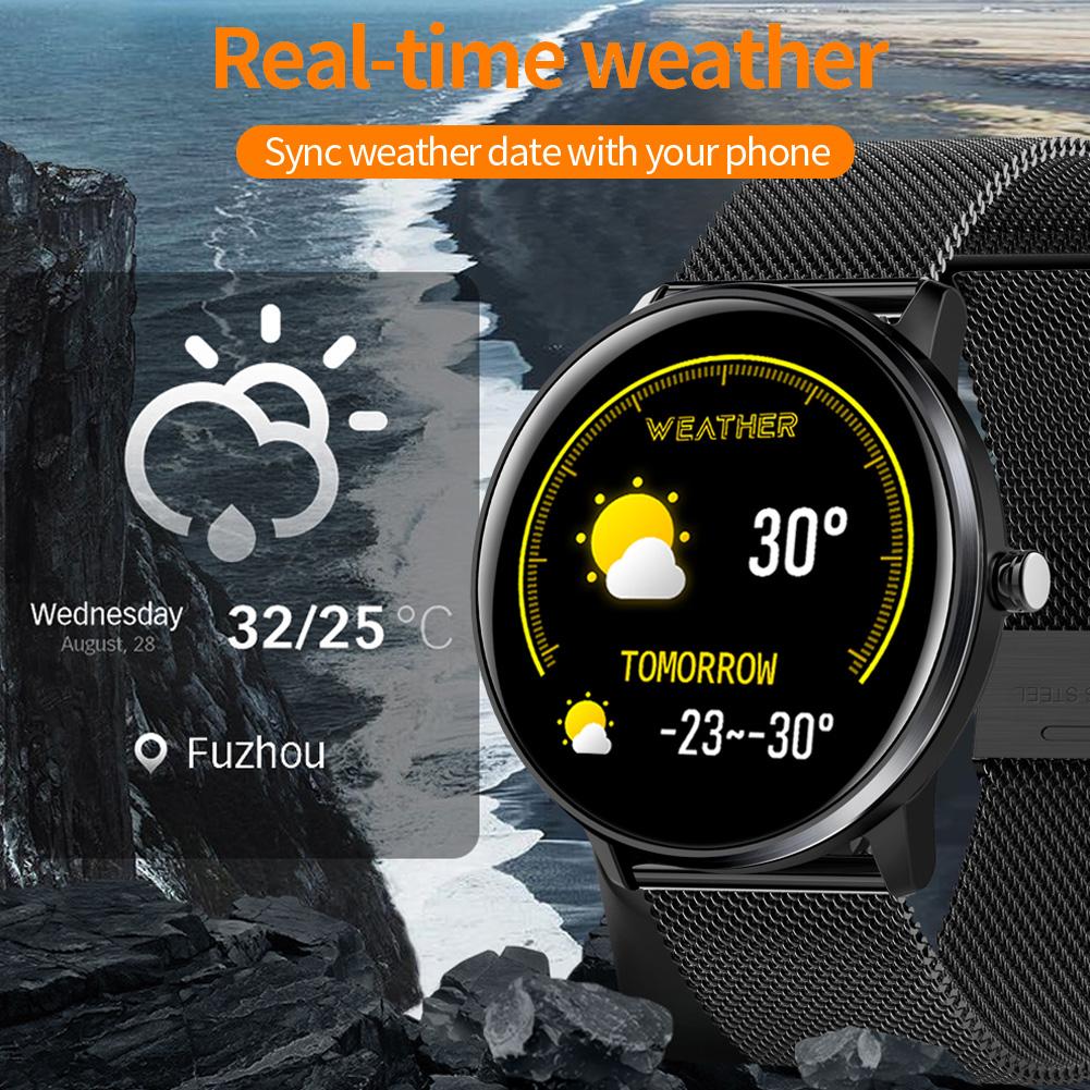 MX6 Toque de Tela Cheia Monitoramento de Frequência Cardíaca Pressão Arterial Bloco de Clima IP68 À Prova d'Água Inteligente