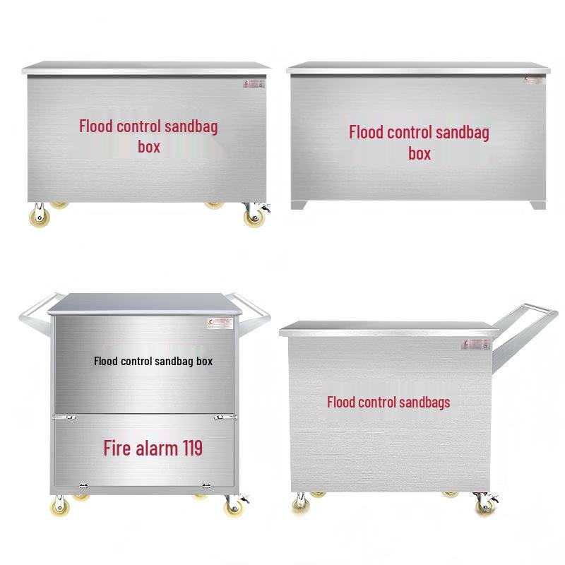 DAXTE Stainless Steel Fire Sand Box 600x400x400mm
