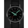 MONDAINE 41mm Watch for Men and Black Grape Vegan Stop-to-Go Women, Dial, Leather, MST.41020.LBV.2SE [Official Import]