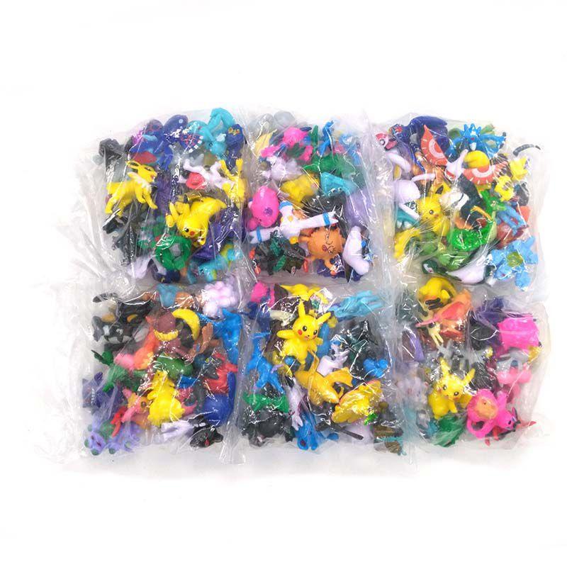 144pcs Pokemon Action Figures Collection Toy Anime Kids Toy Gift