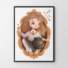 Plakat portret harry potter hermiona granger