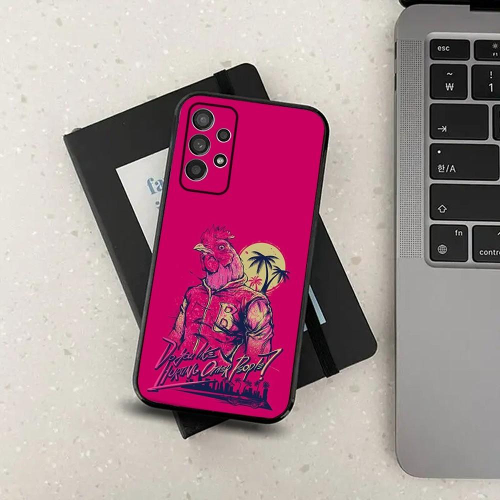 Game Hotline Miami Phone Case For Samsung S24,S21,S22,S23,S30,Ultra,S20,Plus,Fe,Lite,Note,10,9,5G Black Soft Cover