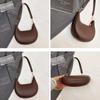 Moon Shaped Baseball Bag High-end Scratch-resistant Single Shoulder Bag for Women Shopping Gathering Weekend Trip