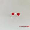Red Apple Tassel Earrings: Sweet Spring Design for Women