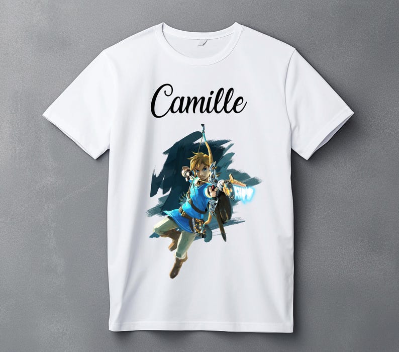 Personalized Zelda Kids T-Shirt - Gift - Birthday 100