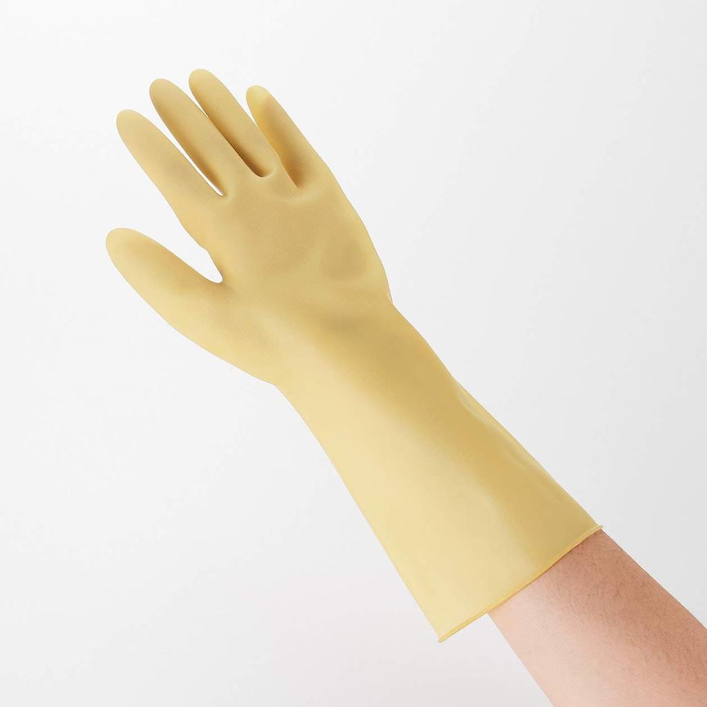 MUJI Natural Rubber Gloves for Left and Right Use L 6 Pieces 82577129