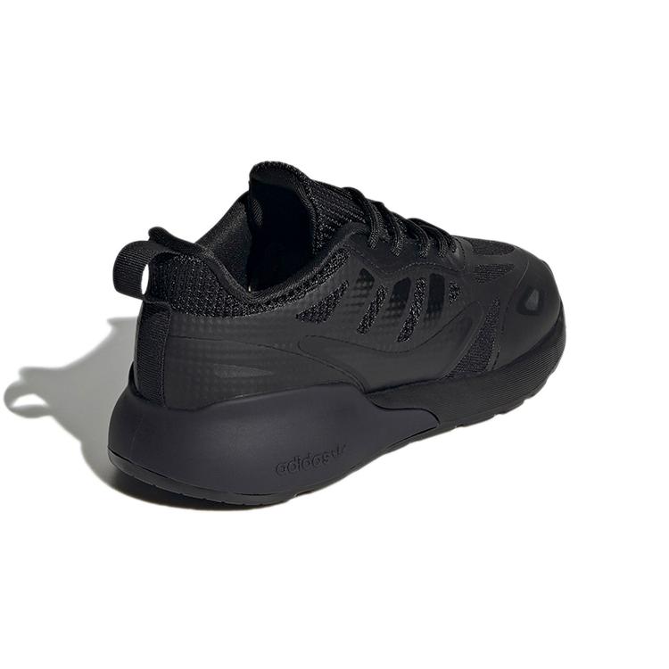 Adidas Originals ZX 2K 2.0 K Comfortable Abrasion Resistant Low top Running Shoes Black Kids' GY0796