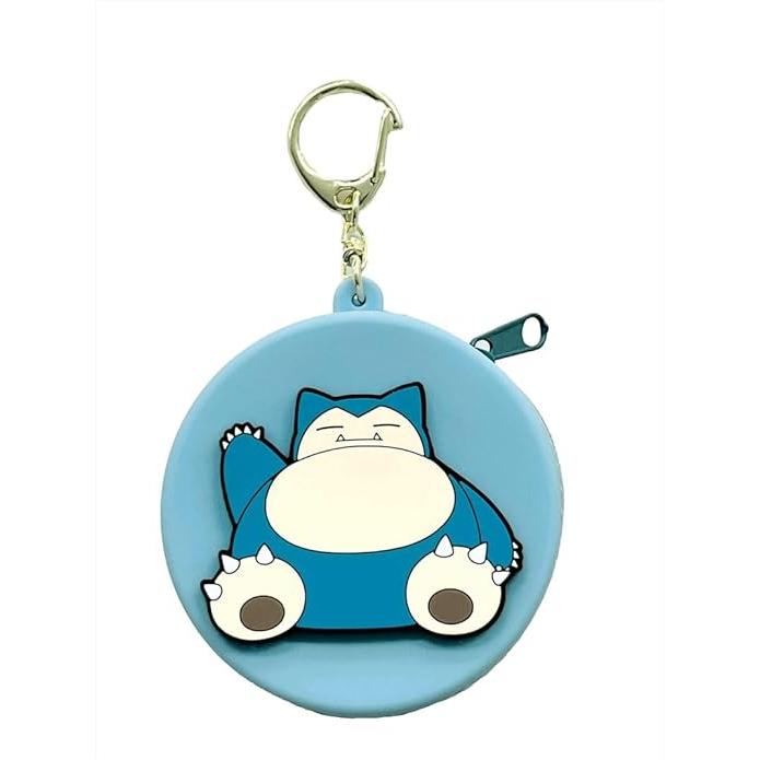 Pokemon Silicone Mini Pouch Snorlax Plush New
