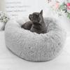 Langes Plüsch Katzenbett Haus Weiches Rundes Katzenbett Winter Haustier Hund Kissen Matten Für Kleine Hunde Katzen Nest Warme Welpen Zwinger 50/60/70cm