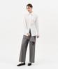 Laneonkyulleoseu Layered Wrap Skirt Pants Set_Melange Grey