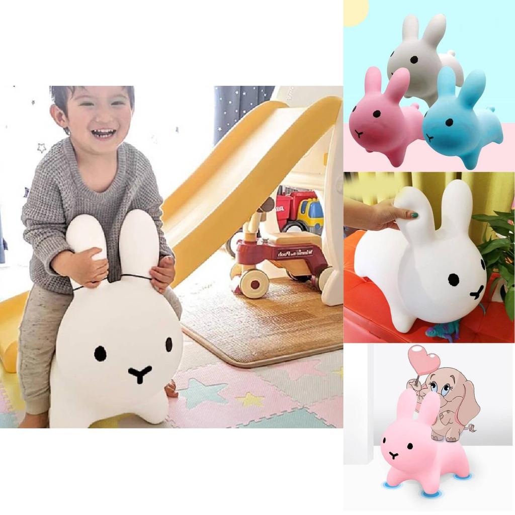 High-quality Pvc Inflatable Hopping Horse For Kids Cute Bouncy Rabbit Toy
