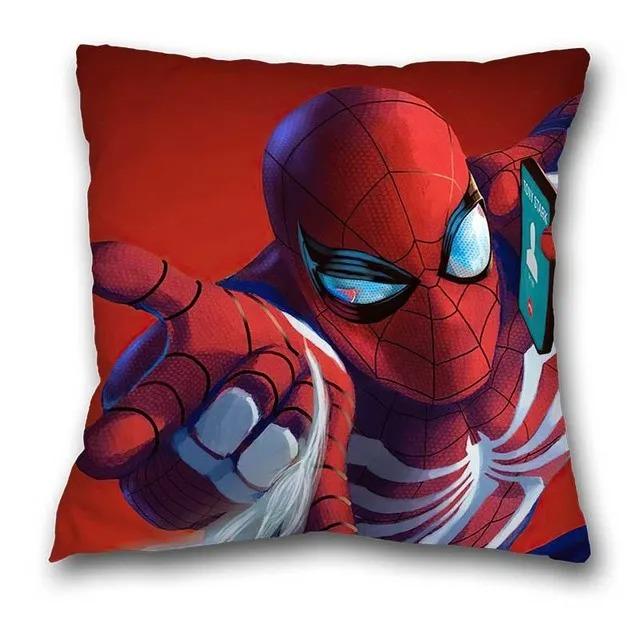 

Spiderman pillow cover super hero living room sofa cushion cover suitable for home bedroom room decoration children gift 24x24Inch