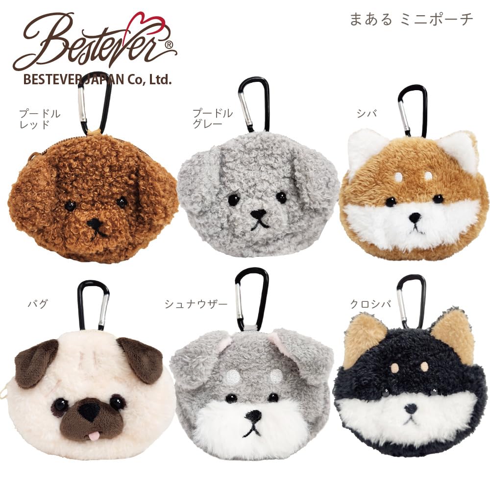 BESTEVER Round Mini 46174 Pouch, Pug,