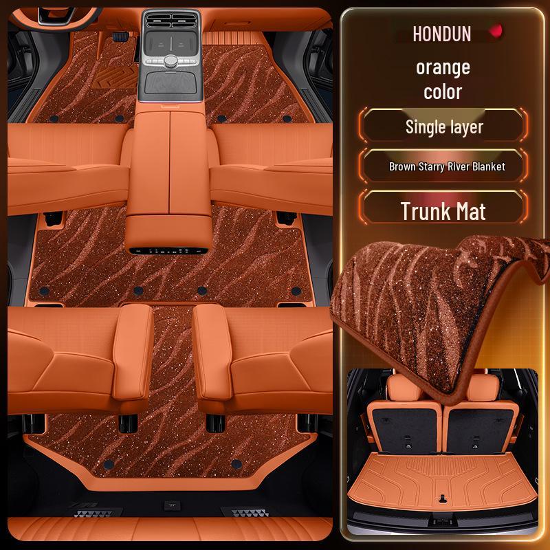 TPE Floor Mats for 2025 Geely Galaxy M9 - Complete Interior Set