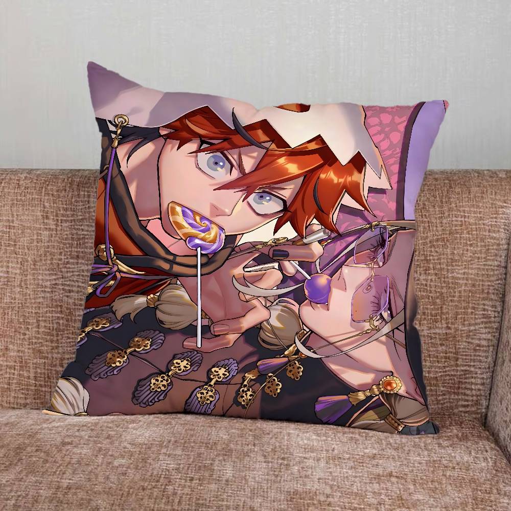 AAlma Comics GGokurakugai Creative Patterned Pillowcases for Interior Decoration Office Living Room Home