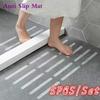 New 5Pcs Set Anti Slip Bath Mat Grip Stickers Non Slip Shower Strips Flooring Safety Tape Mat Pad Eco-Friendly  Bathroom Rug