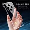 Frameless Slim Clear Hard Back Cover Case On For OPPO Find X8 Pro FindX8 Pro 5G ShockProof Coque Phone Cases