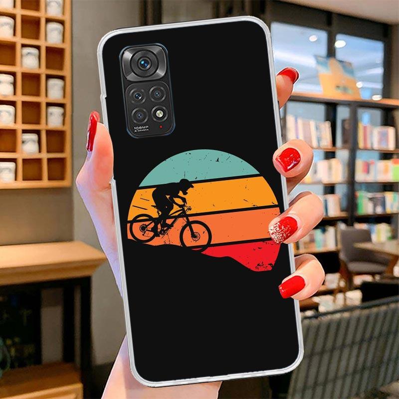 Bicycle Bike Sport Cover Phone Case For Xiaomi Redmi Note 15 14 13 12 11 10 Pro Plus 14S 12S 11S 11T 11E 10S Soft Fundas Shell R