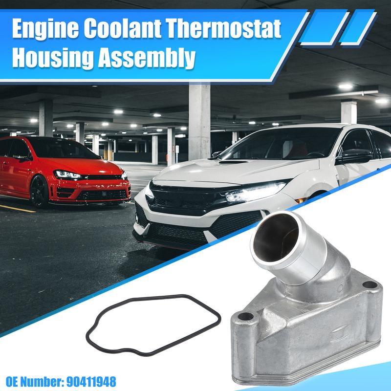 X Autohaux Car Engine Coolant Thermostat Housing Assembly 90411948 for Isuzu Amigo 1998-2000 for Suzuki forenza Reno 2004-2008