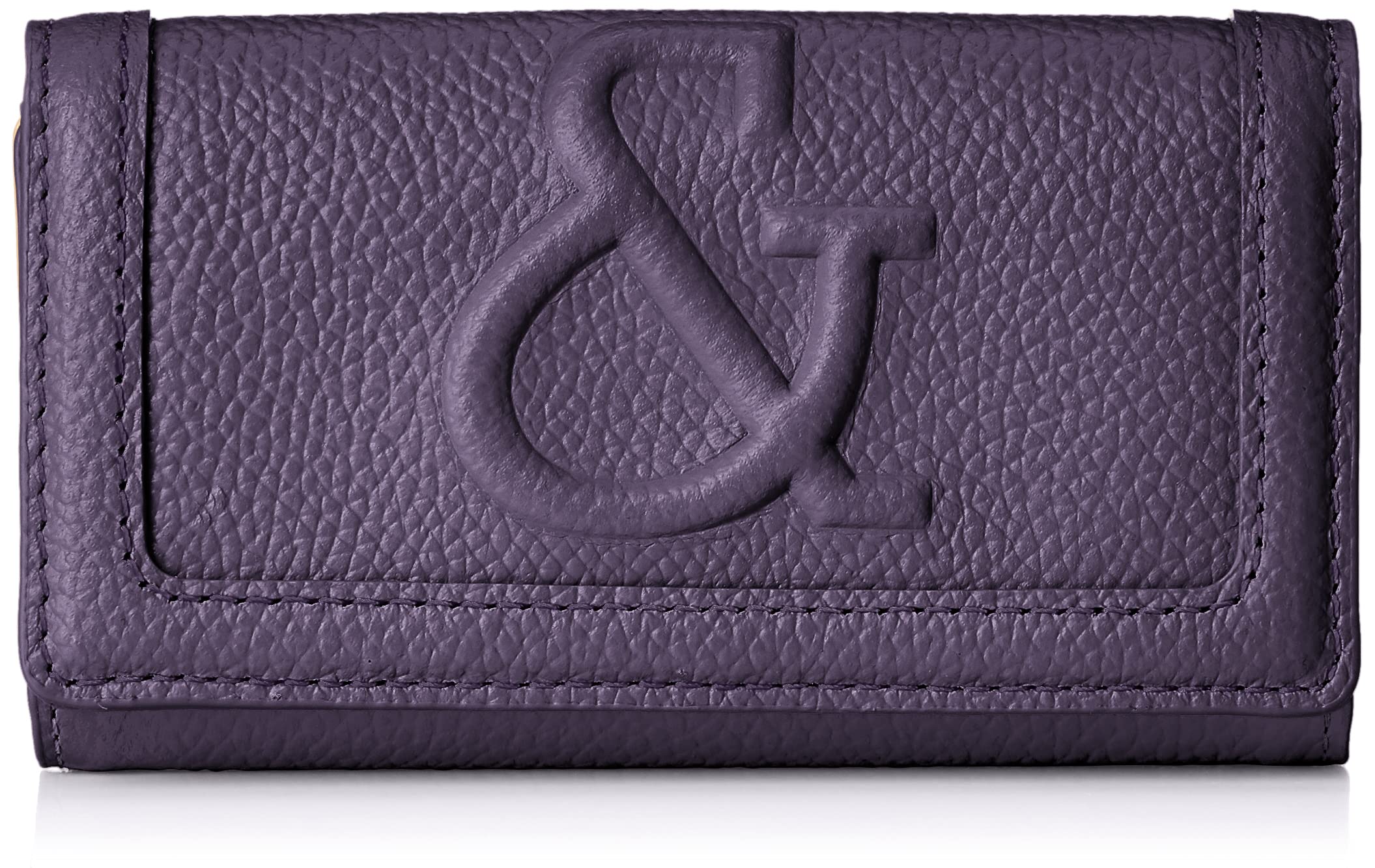 

and Key Case Soft cowhide shrink leather mark embossed processing PDLWCFK1 Purple [Pinky Diane] [Impressive] & фіолетовий