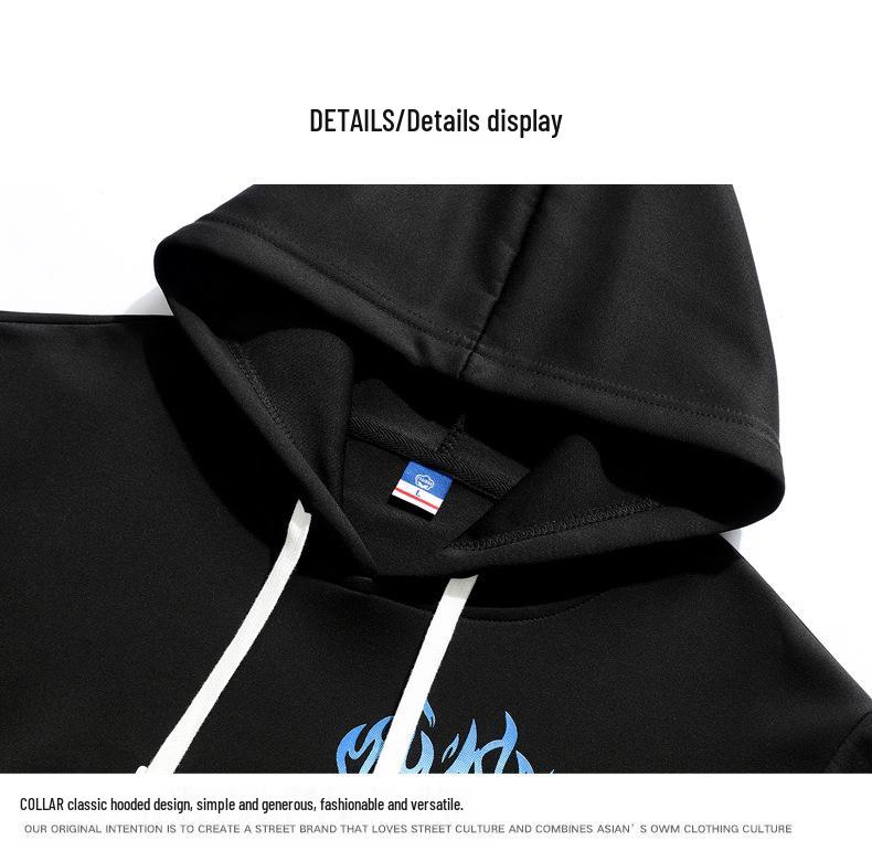 2025 Men's Spring Hoodie & Jacket Youth Two-Piece Set - Trendy High School Style