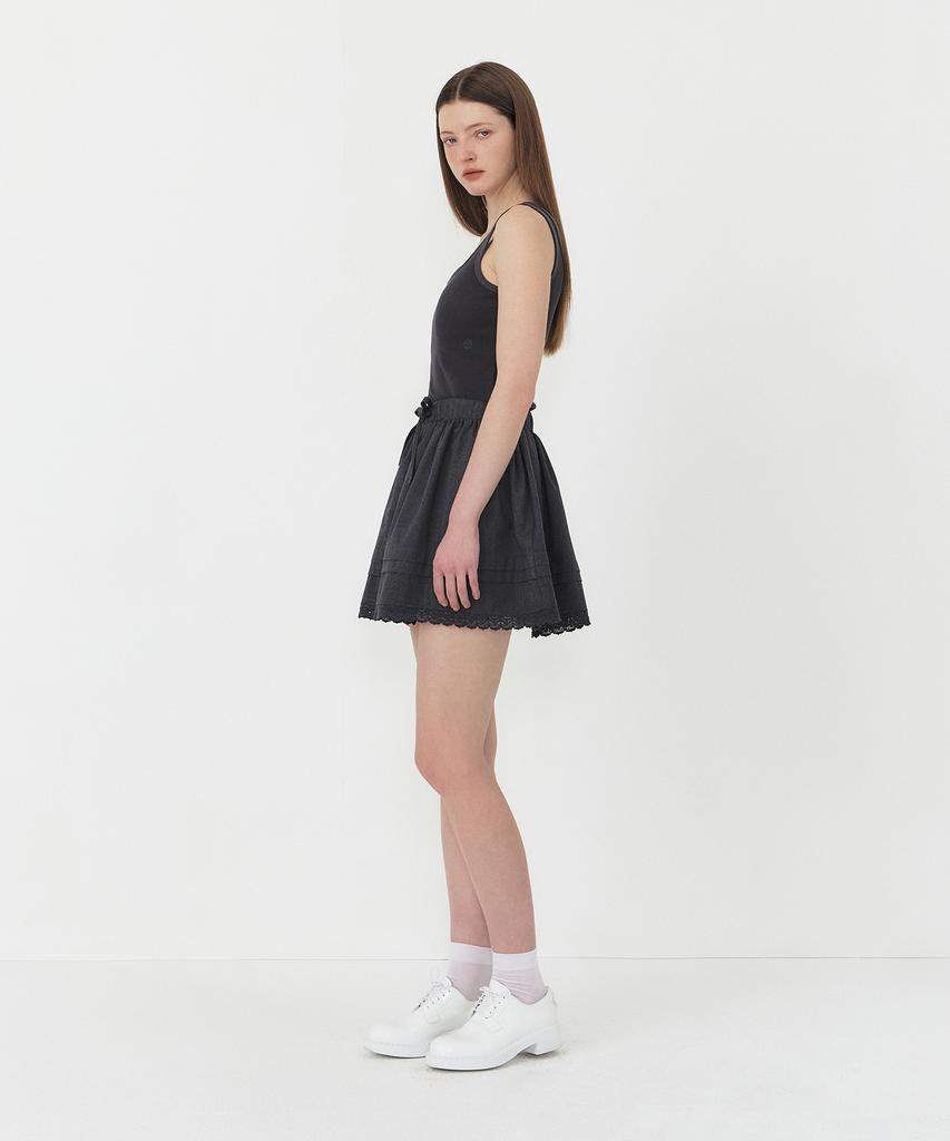 NORMOR Balloon Mini Skirt Gray