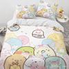 Cartone Animato Giapponese Sumikko Gurashi Anime Set Biancheria da Letto Kawaii Carino Sumikkogurashis Copripiumino Coperta Federa Matrimoniale King