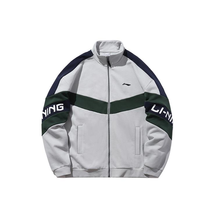 Li Ning Sports Fashion Collection Jacket Unisex Microcrystalline Gray AWDPA41-13