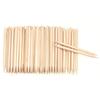 100Pcs Wooden Sticks Cuticle Pusher Remover Pedicure Manicure Tool Nail Art