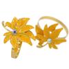 5 Pcs Napkin Rings Maple Leaf Design Napkin Holders Anti-Oxidation Decorative