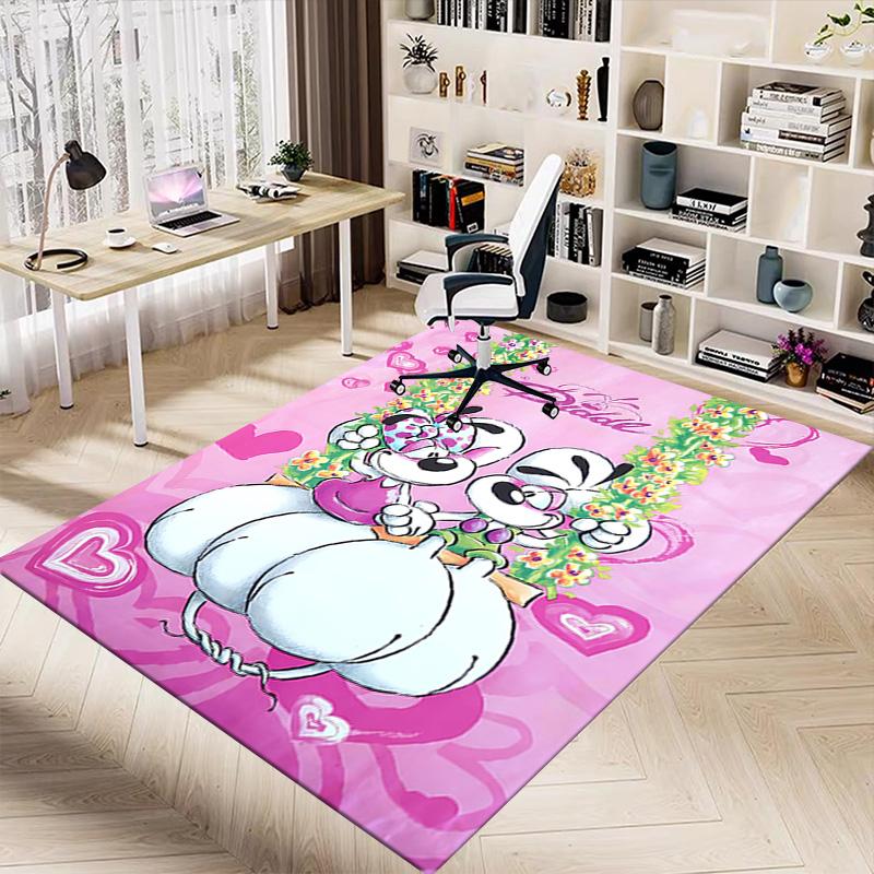 1pc Fantasy Creatures Garden Carpet for Playroom Bedroom Living Room Sofa Home Decor,kids Game Area Rug Non-slip Floor Mat Y72347