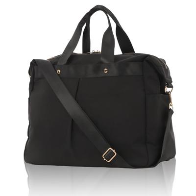 Large and Convenient Boston Bag for Sports Travel Lightweight Bag with Perfect for Overnight Trips and Hospital Size Black [LS LASIEM] Lightweight,