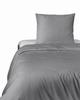 Pure Cotton Makosatin Bedding Set 140x200 Light Gray Premium