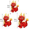 Soft Zodiac Dragon Doll Cartoon Dragon Plush Toys Cute Chinese Dragon Mascot  Years Gift