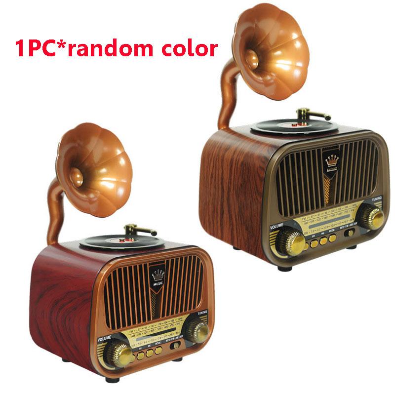 Portable Vintage Full Band Radio Classic Retro DSP FM AM SW Radios Receiver Hifi Bluetooth 5.4 Speaker Music Box Support TF USB