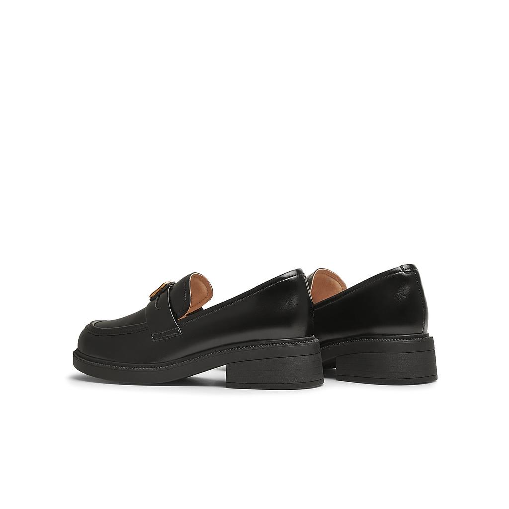 Tianmei Yi 2025 Autumn New Style Shopping Mall Same Style Women's Leather Single Shoes
