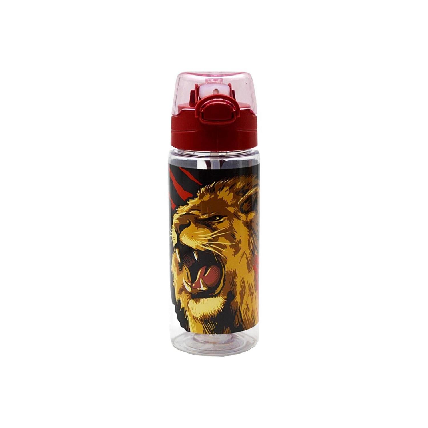 

Фляга с принтом Roaring Lion, 500 мл, красная бутылка для воды с соломинкой чистый