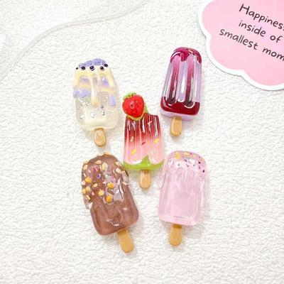 Eiscreme Harz Accessoires DIY Handyhülle Creme Kleber Haarspange Kühlschrankmagnet