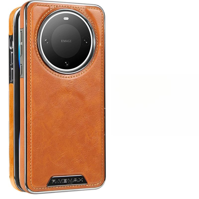 

Чехол для телефона Huawei Mate60pro Магнитный Полная защита M60 Противоударный Кожаный чехол для бизнеса для мужчин и женщин HUAWEI Huawei Mate 60