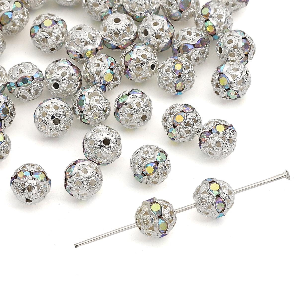 

Роздільники-кульки з квітами для виготовлення браслетів, намист та інших ювелірних виробів своїми руками