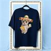 El Gato Viva La Fiesta Cat eating Taco Tequila Funny Cinco De Mayo cat tshirt Women Unisex Casual cotton printed t shirts Adult