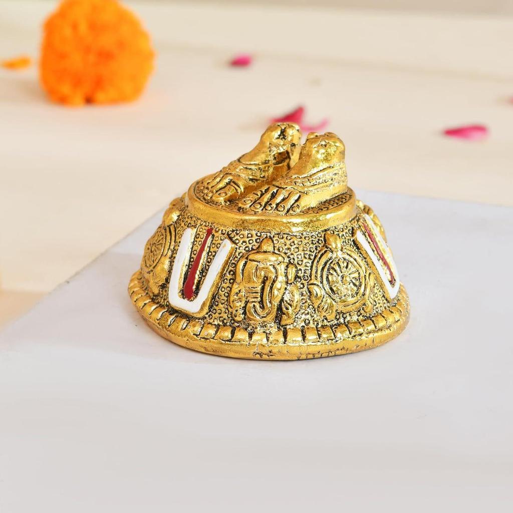 Tirupati Balaji Charan Paduka, Tirupati Balaji Sign, Kalyana Venkateswara Swamy Tirupati Balaji Padam Shankh Chakra Tilak
