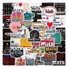 60 Cartoon Math Subject Stickers for Journals, Stationery, Water Bottles, Computers - Waterproof and Decorative (60 Sheets)