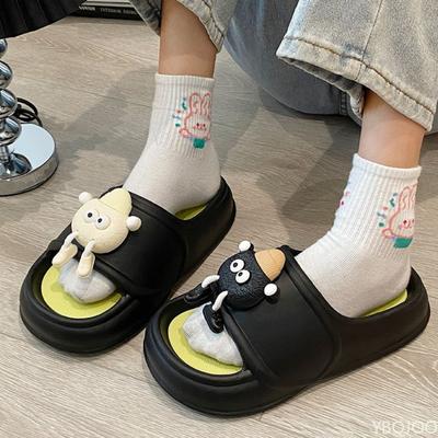 Fashion New Anti Slip EVA Slippers for Women Wearing Summer Cartoon Style Super Soft Odorless One-piece Women's Wear-resistant Slippers