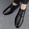Genuine Leather Mens Motorcycle Boots New Brogue High Top Shoes Fashion Lace-up Warm Ankle Boots Winter Plush Snow Boots Botas