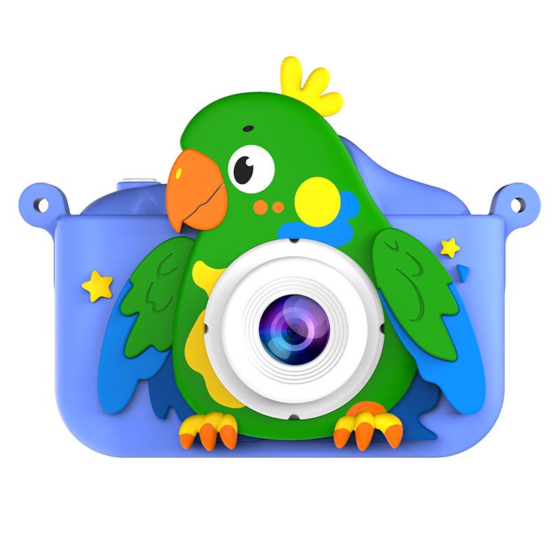 Children's Dual Lens Cartoon Digital Camera with Selfie, Video, Game, and Music Features