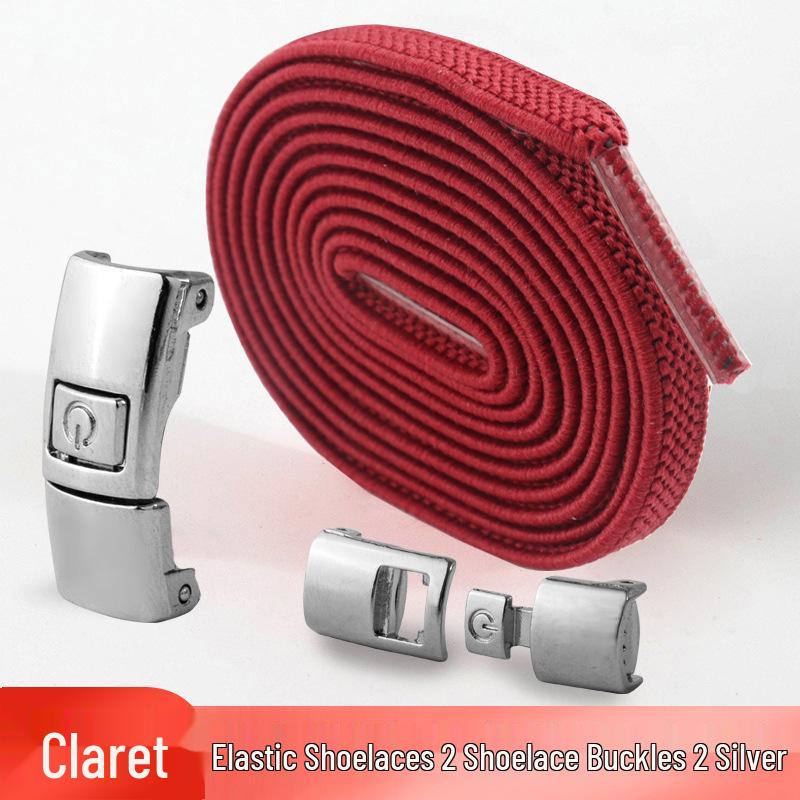 Mesh No-Tie Shoelaces with Interlock Buckle for Men & Women